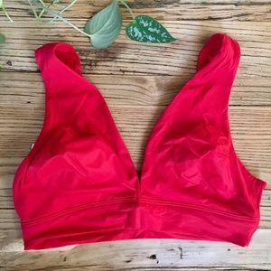 Victoria's Secret bright red lounge bra NWT